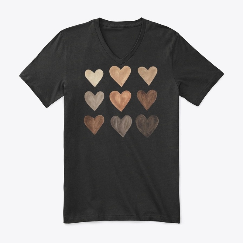 Melanin Heart Black History Pride Shirt 