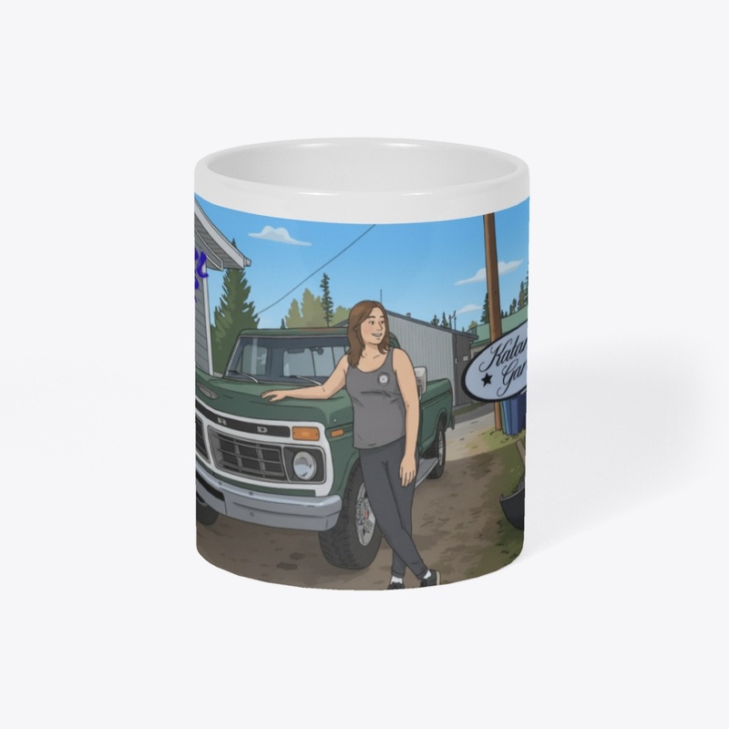 Just a girl and her truck..