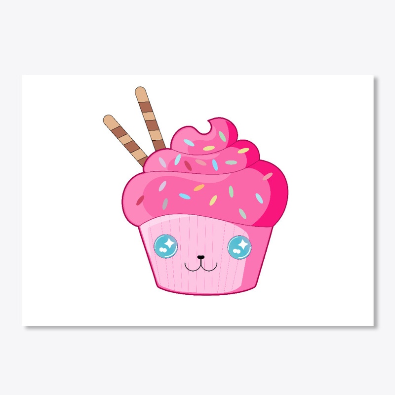 Cute Cat Muffin - Kawaii Kitty Design