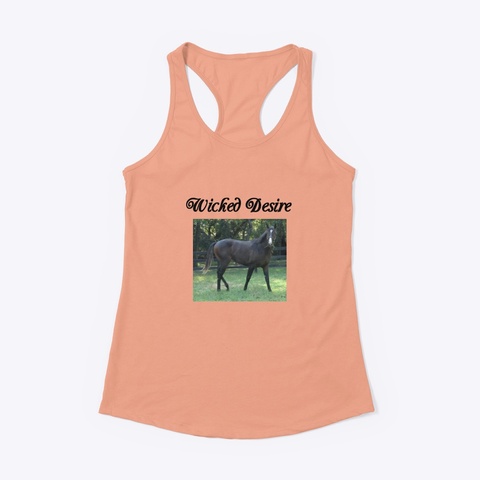Wicked Desire Tank Top Light Orange T-Shirt Front