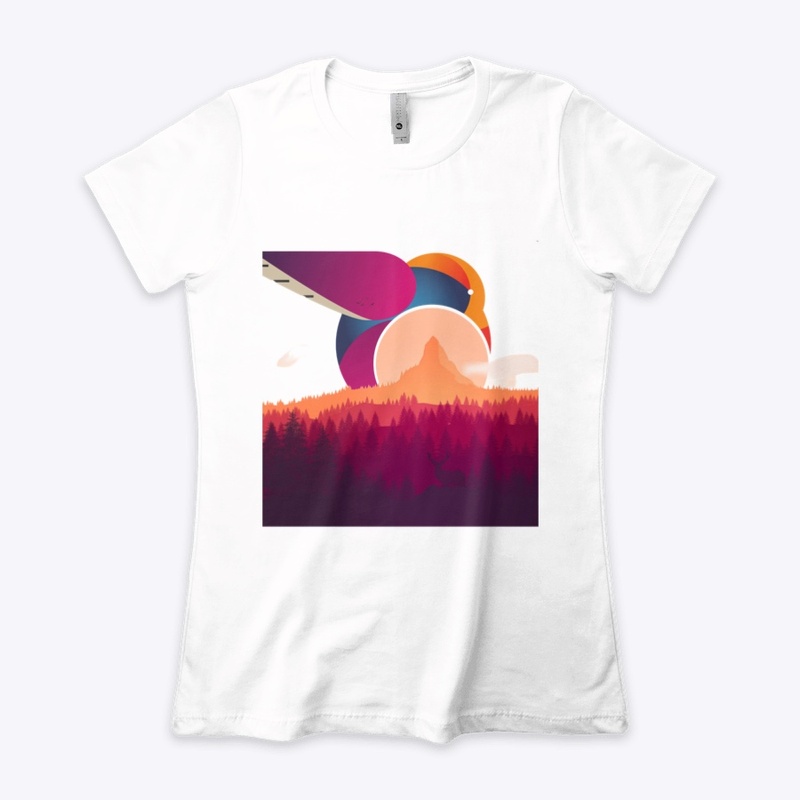 Setting Crescent Bird