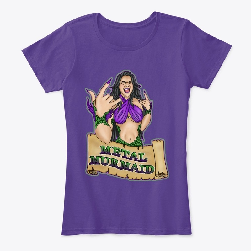 Metal_Murmaid Ladies Comfort tee