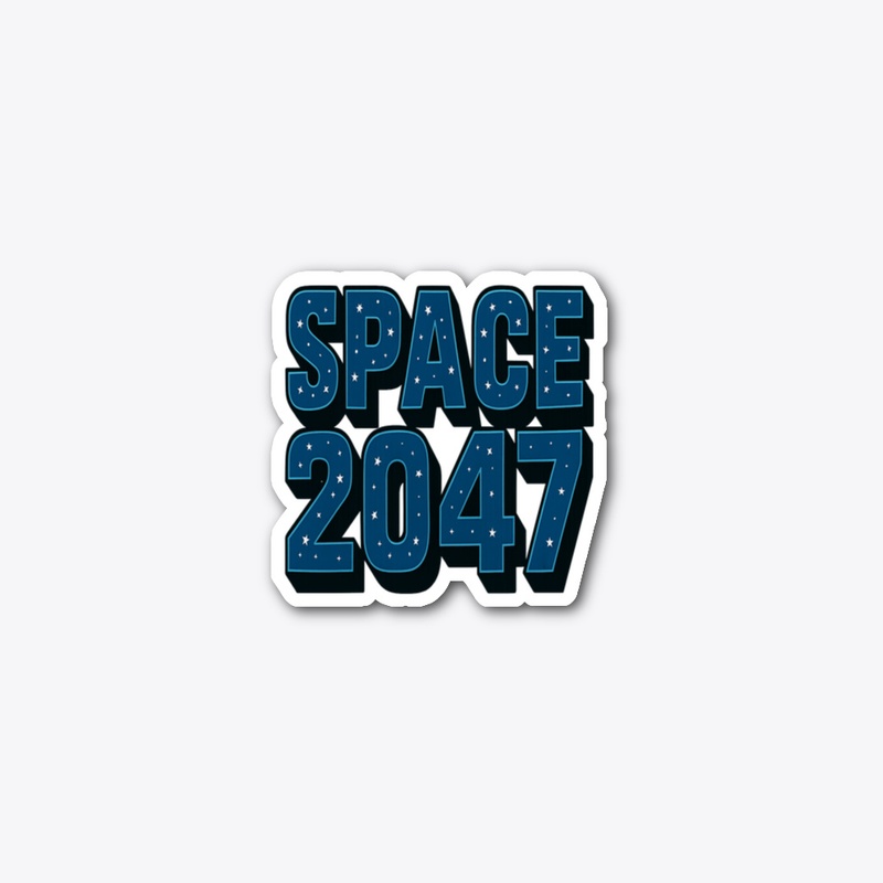 Space 2047 logo products