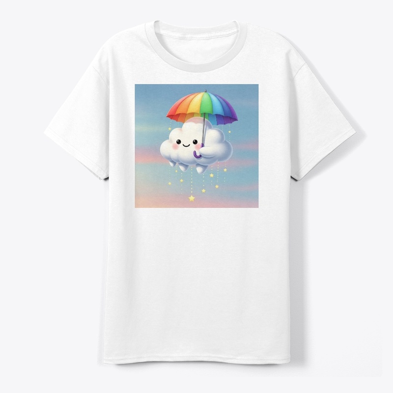 Cute Cloud &amp; Rainbow Umbrella