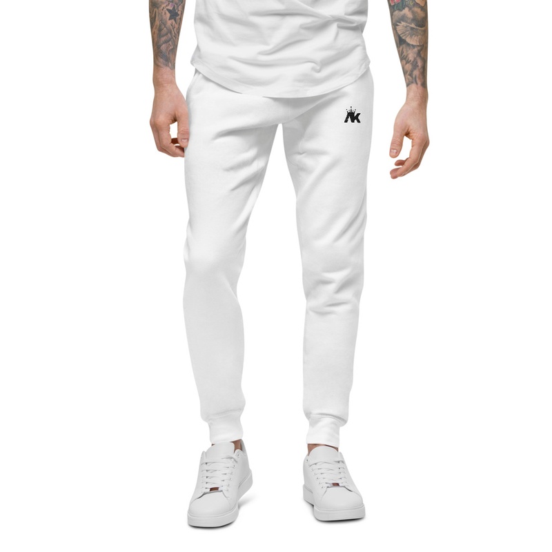 white jogger pants