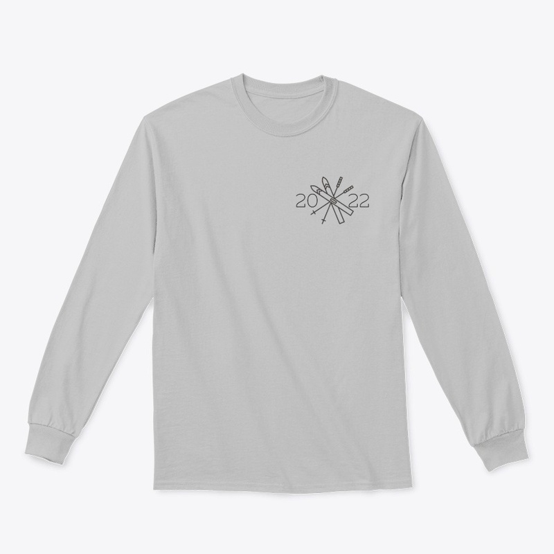 Family Ski Vacation Black Font