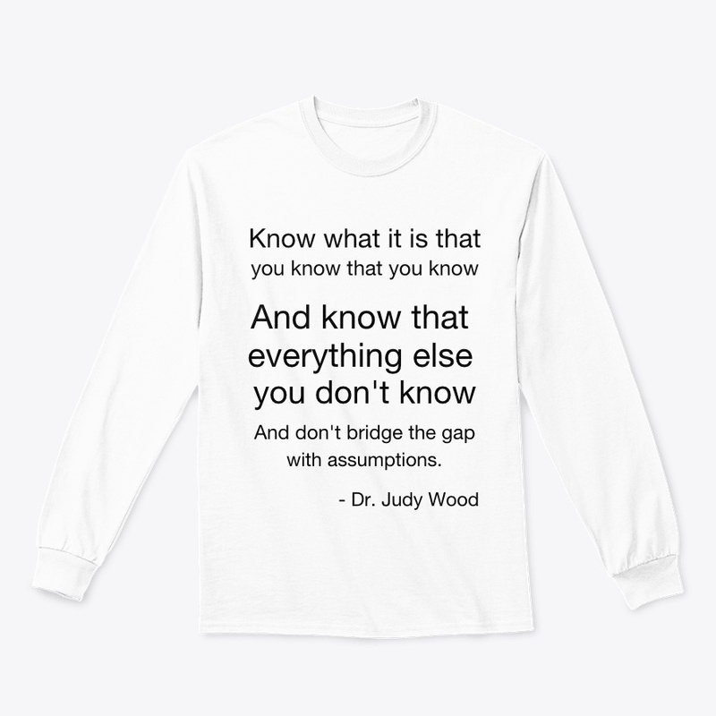 Know what you know 