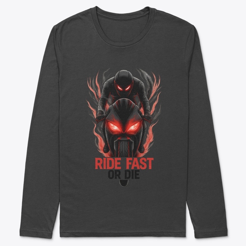 Dark Rider – Ride Fast or Die T-Shirt