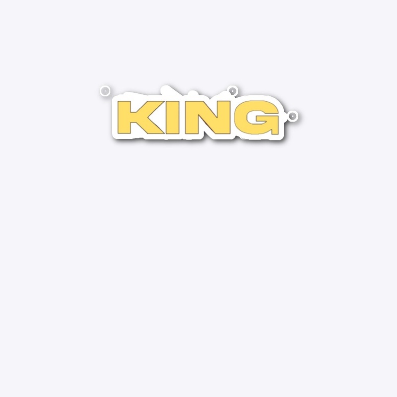KING Lettering Sticker 