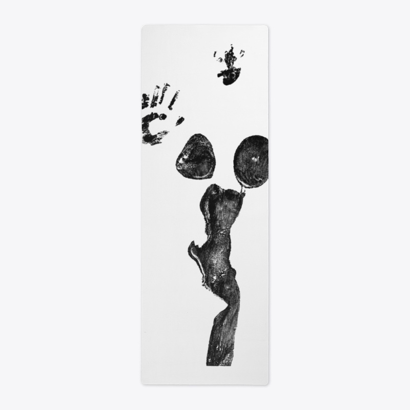 female body print light