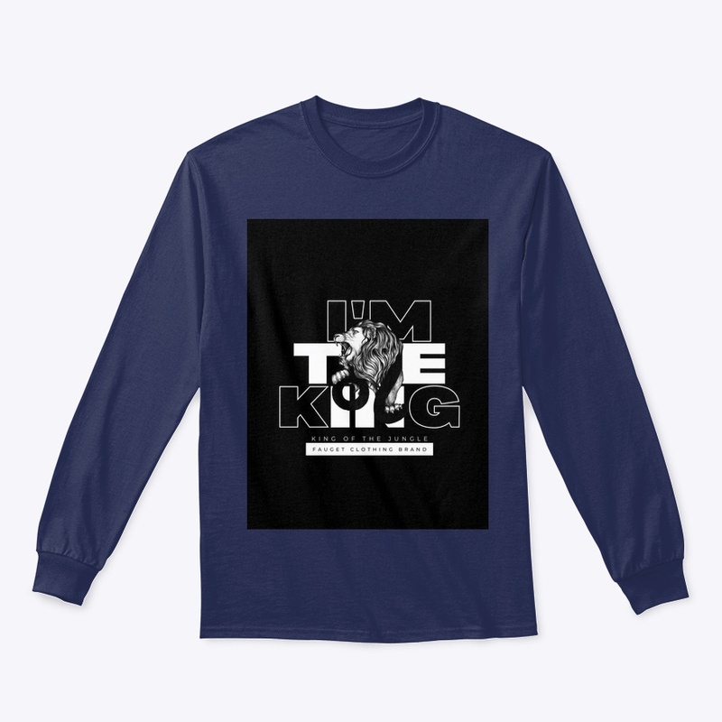 Unisex Hoodie for mens Printed Lion 