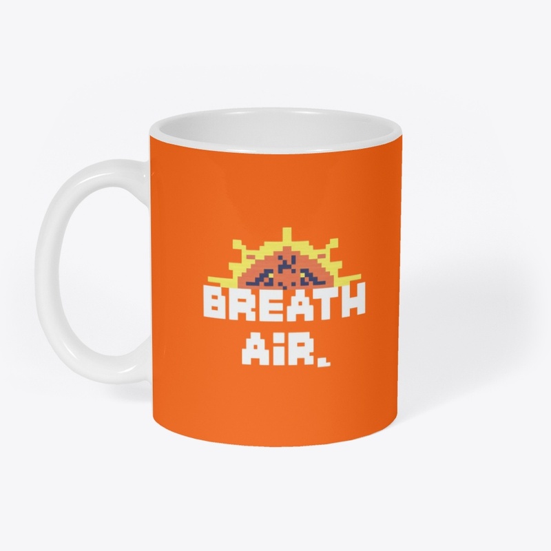 BREATH AIR retro pixel style t-shirt