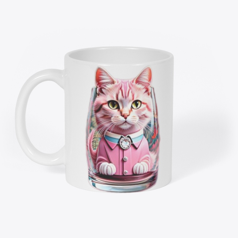 Whiskers and Pink Wonders Tee