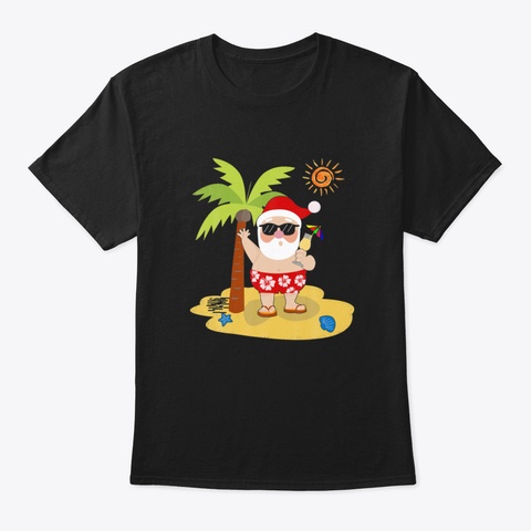 Christmas In July Festival Summer 2019 F Black T-Shirt Front