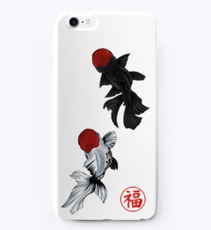 IPHONE CASE DOUBLE GOLDFISH