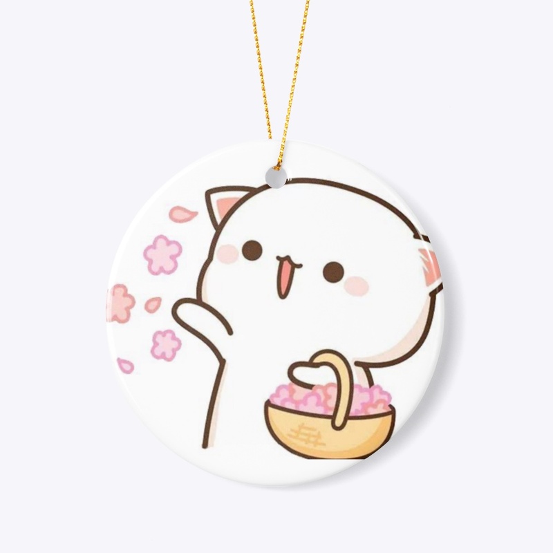 Cute cat T-shirt and accessories 