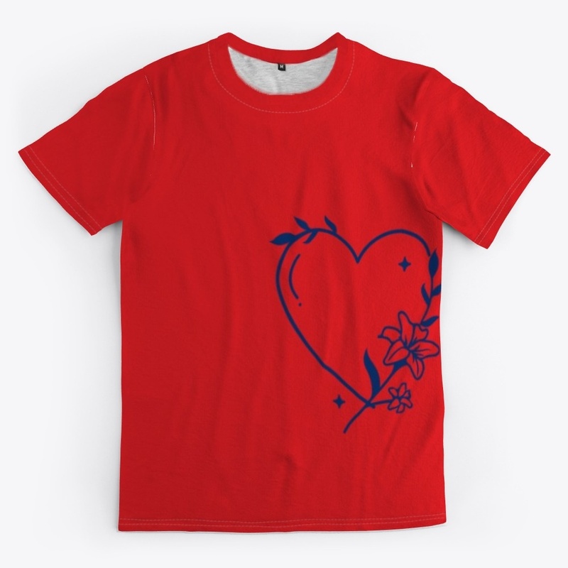 Tee Yoyo with love and flowers
