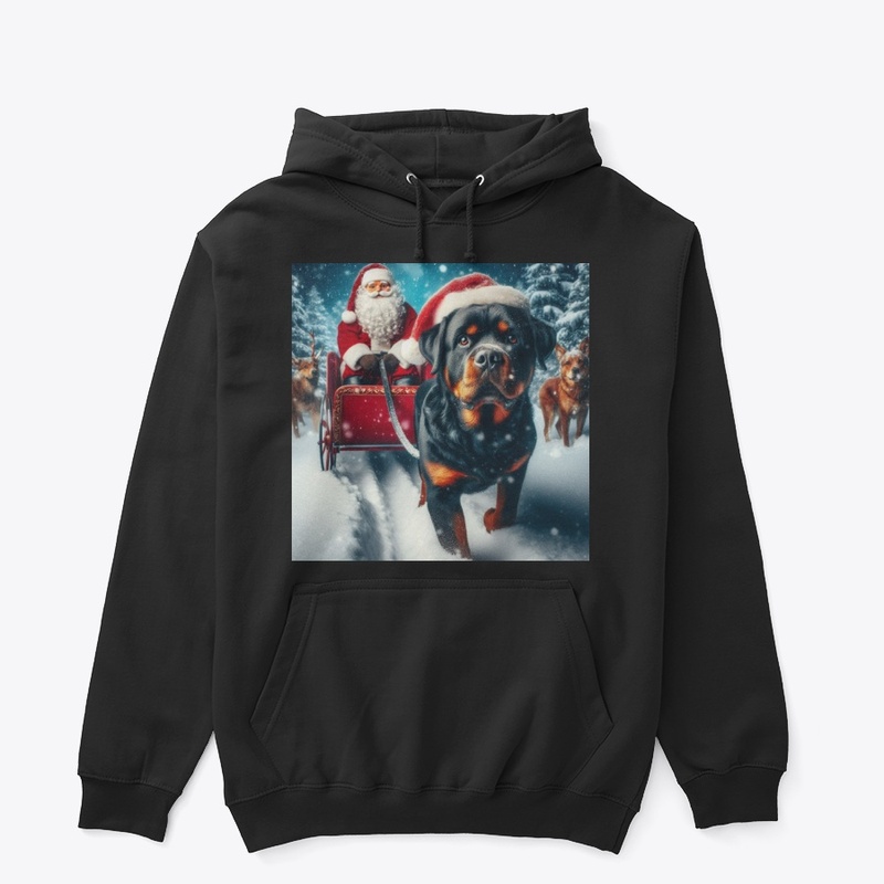 Rottweiler & Santa
