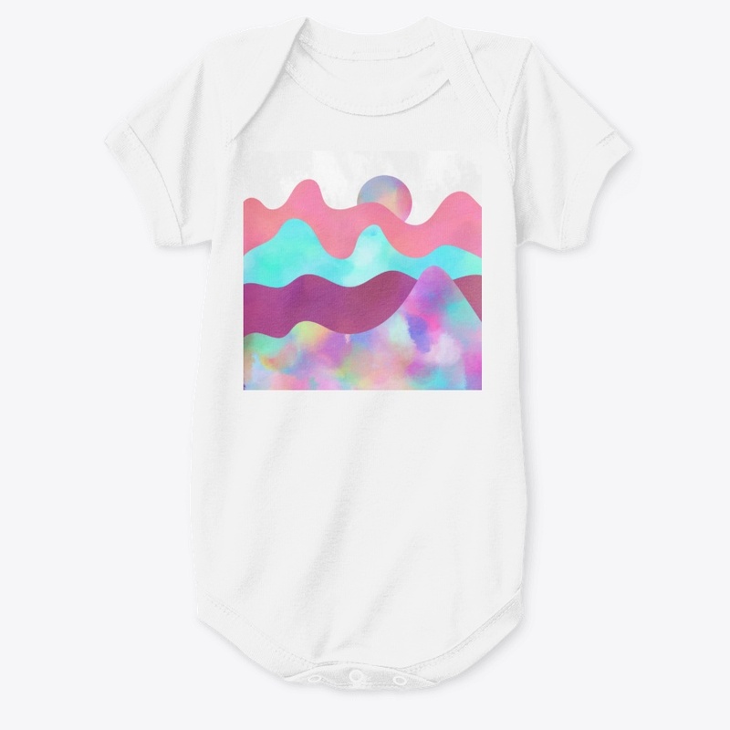 Magic Rainbow Sunset Landscape