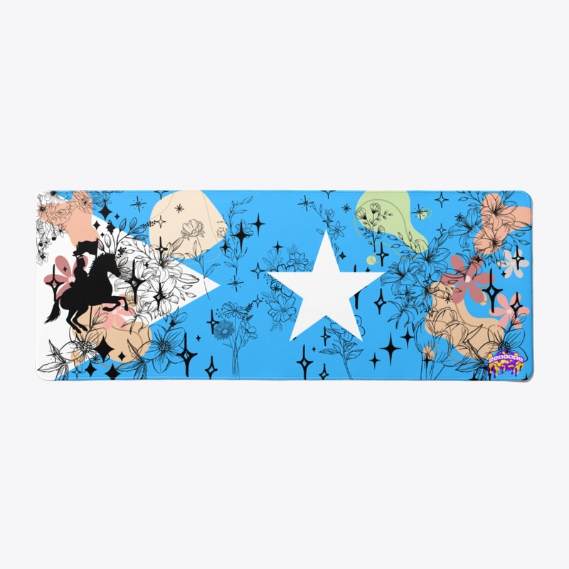 Somali Tri-Frag Sunflower mousepad