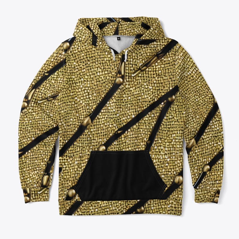 Black and Gold Elegant Line Design 