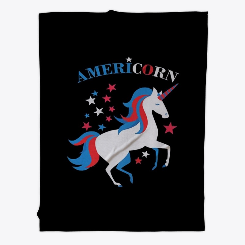 American Flag Unicorn Americorn