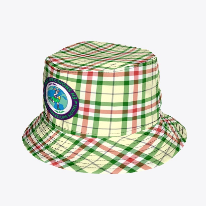 Green Plaid Bucket Hat