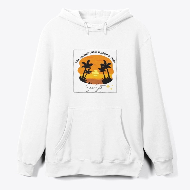Unisex clothes sunset design