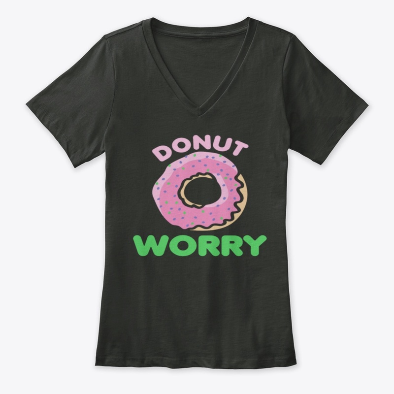 Women's Premium T-Shirt Donut Worry
