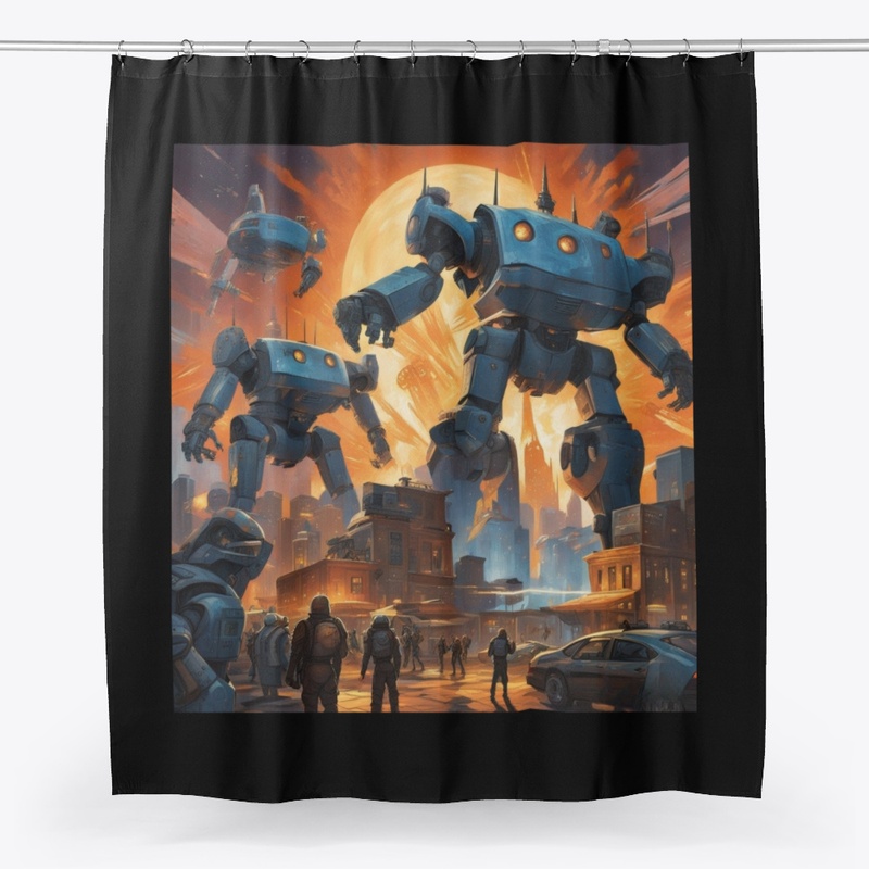 Large robot t-shirt
