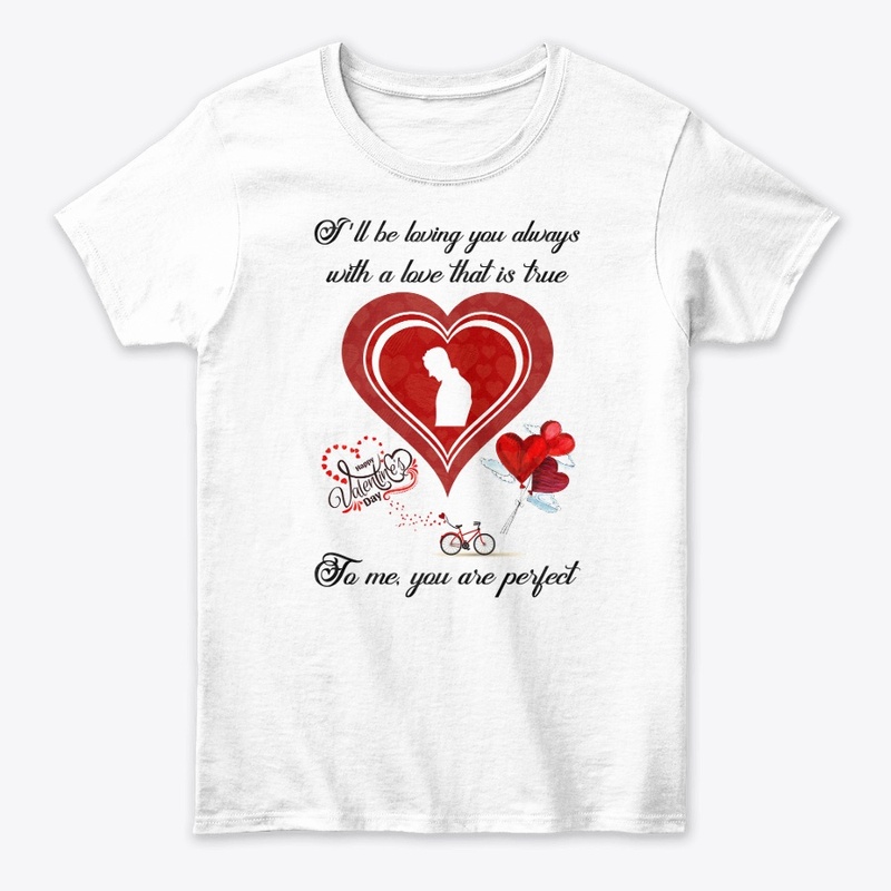 Valentine Couple T Shirt Female 