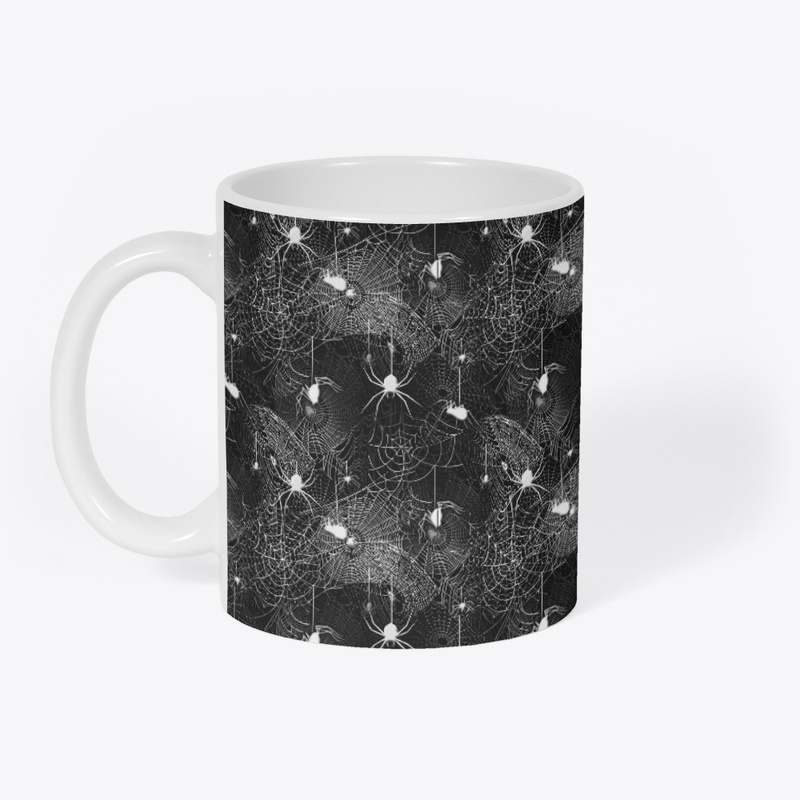 Black and White Spider Webs