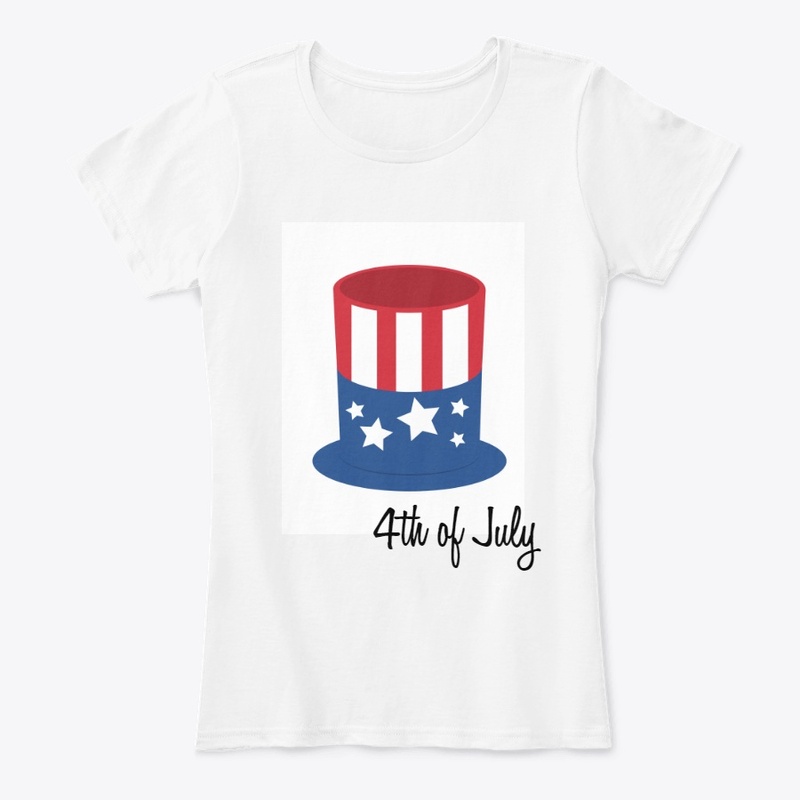 Uncle Sam hat 4th of July Tee