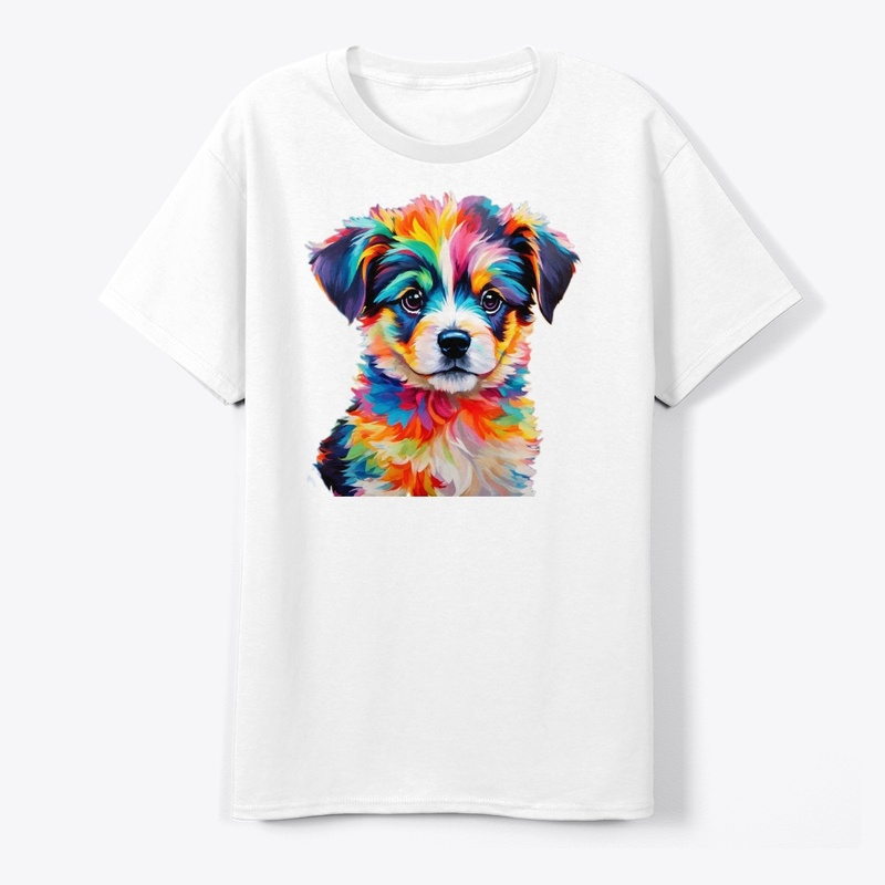Koko Paws Tee: Vibrant Canine Style!