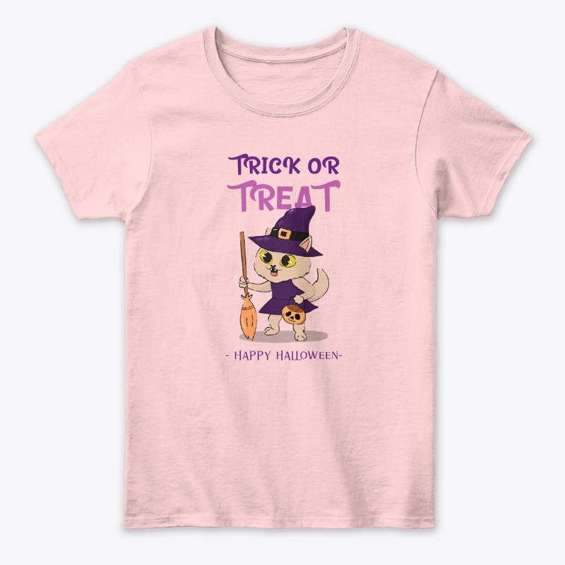 Trick or treat Kitty -  Halloween Design