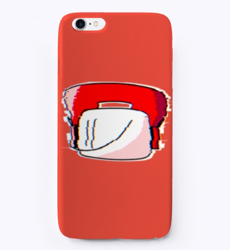 GeoRB Soft Glitchy Head Phone Case
