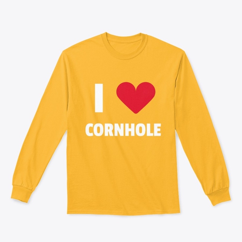 I LOVE CORNHOLE LINE
