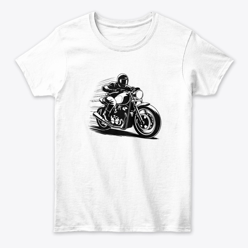 Thrilling Biker Illustration Design