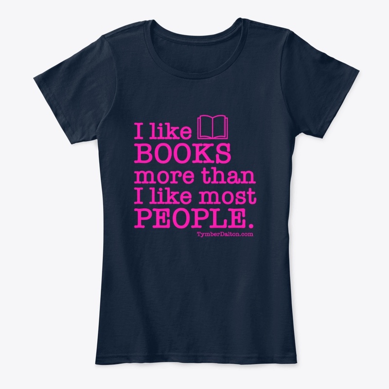 I like BOOKS more than PEOPLE (Pink)
