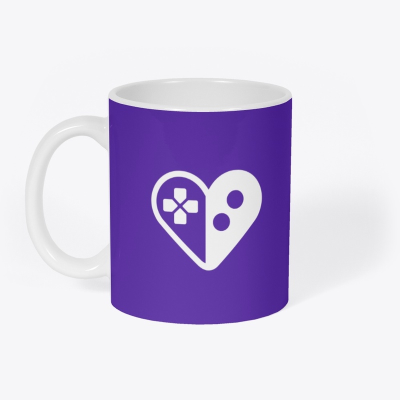 Player Two Heart Mug