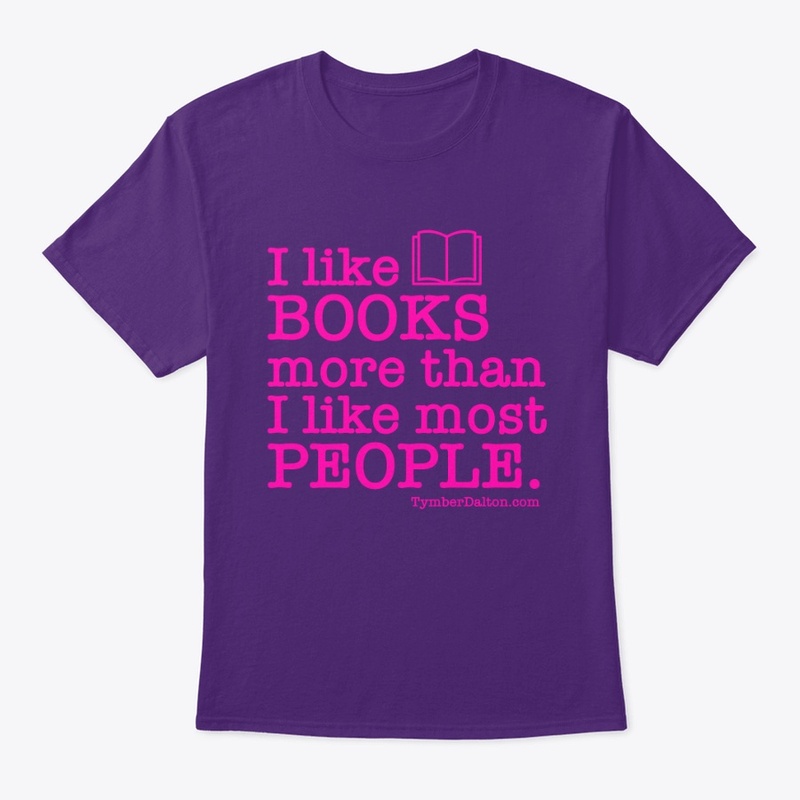 I like BOOKS more than PEOPLE (Pink)