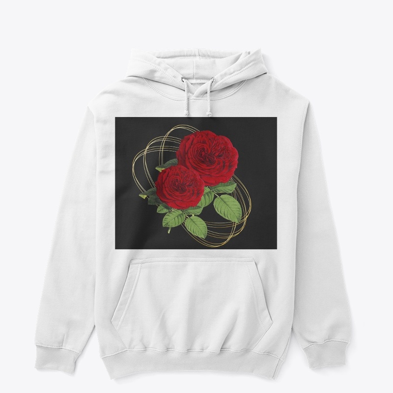 "Rose Elegance" Premium Quality Hoodie.