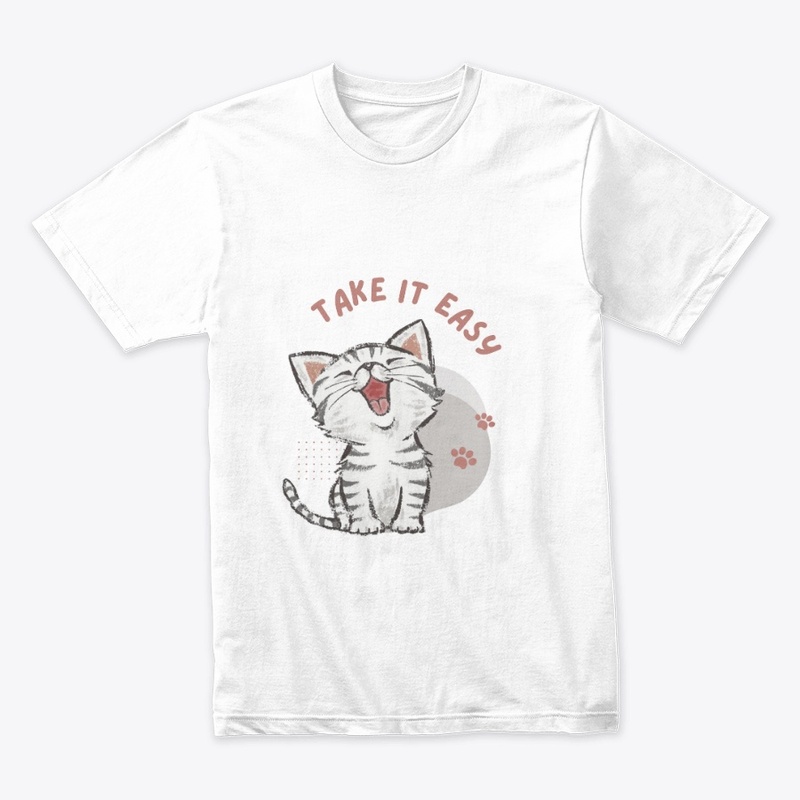 Cat print t-shirt 