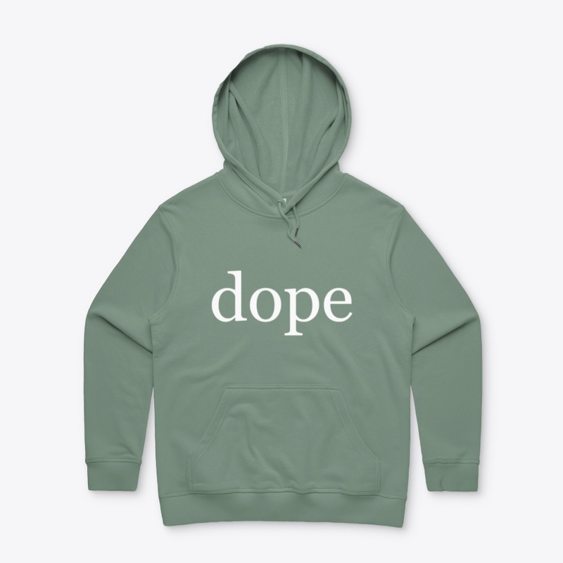 Dope Written in White on a Black