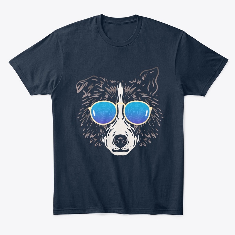 Cute Dog in Sunglasses (Colored+sg09)