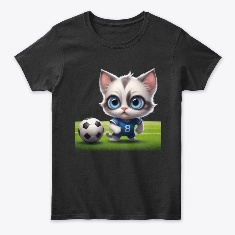 Purr-Fect Goal: Cat FIFA Tee 2024