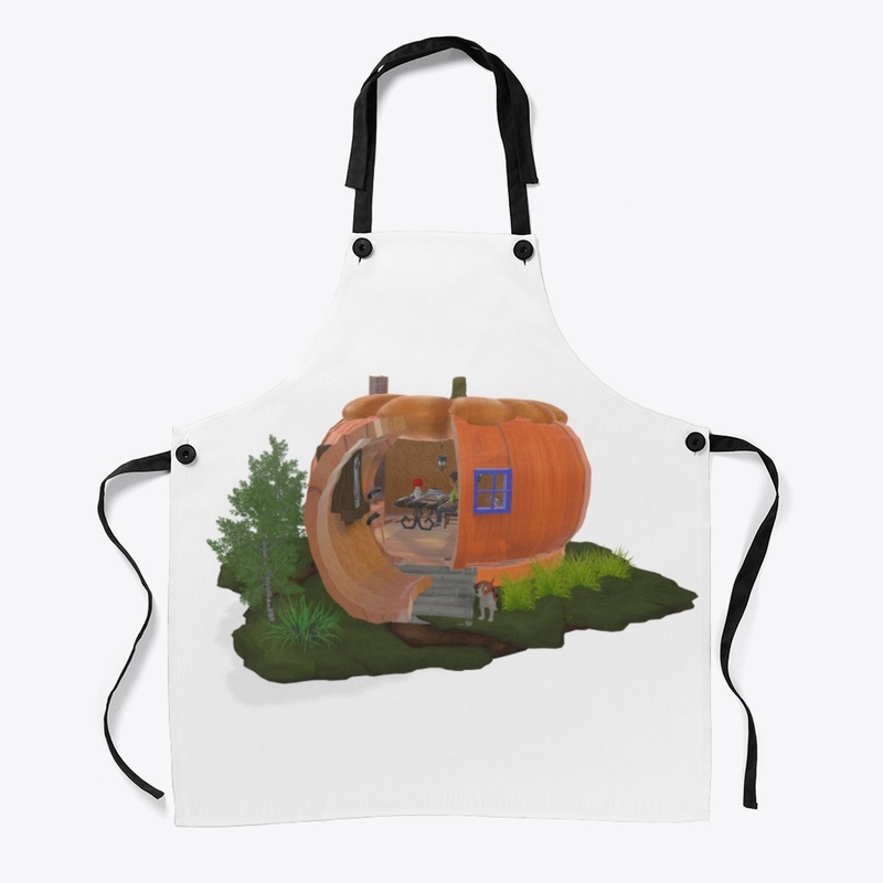 Pumpkin House-close top open door
