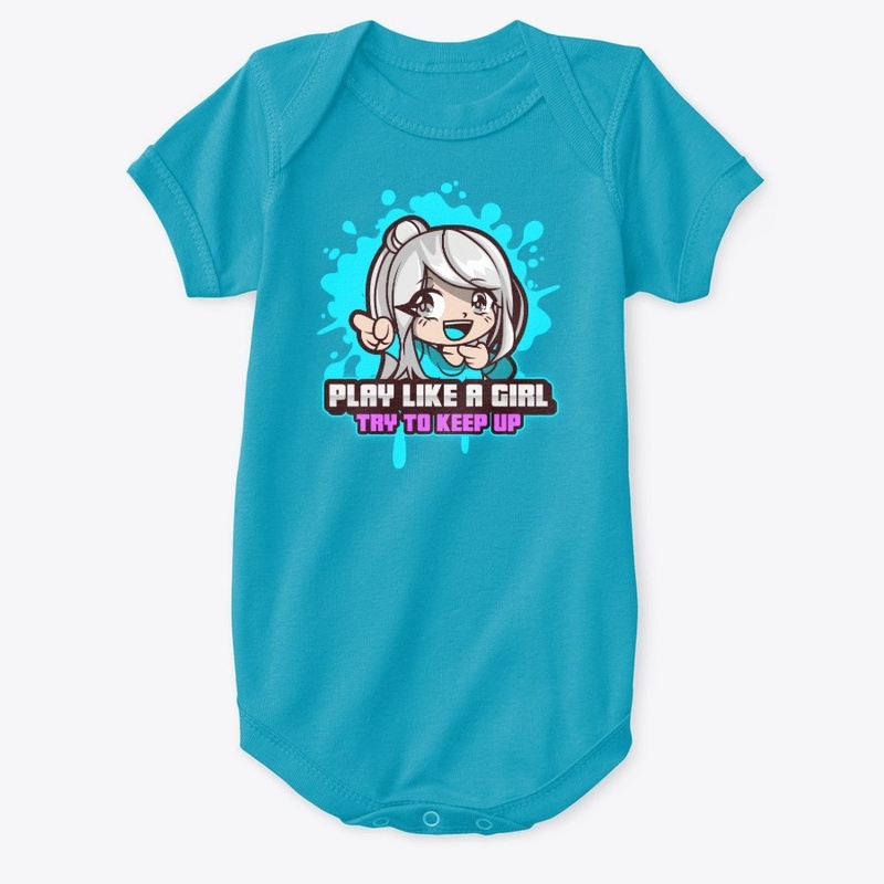 Play Like a Girl - Anime girl pointing