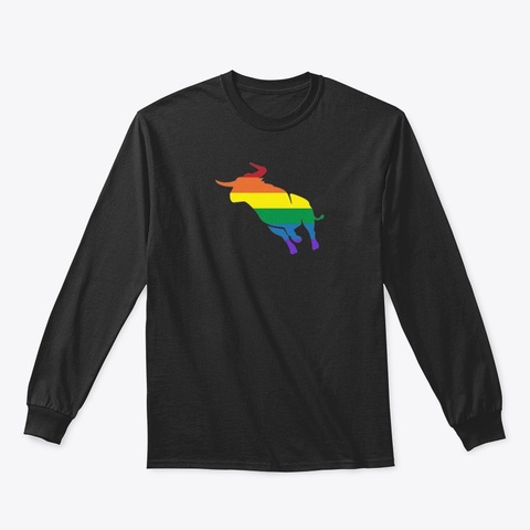 Bh Pride Long Sleeve Black T-Shirt Front