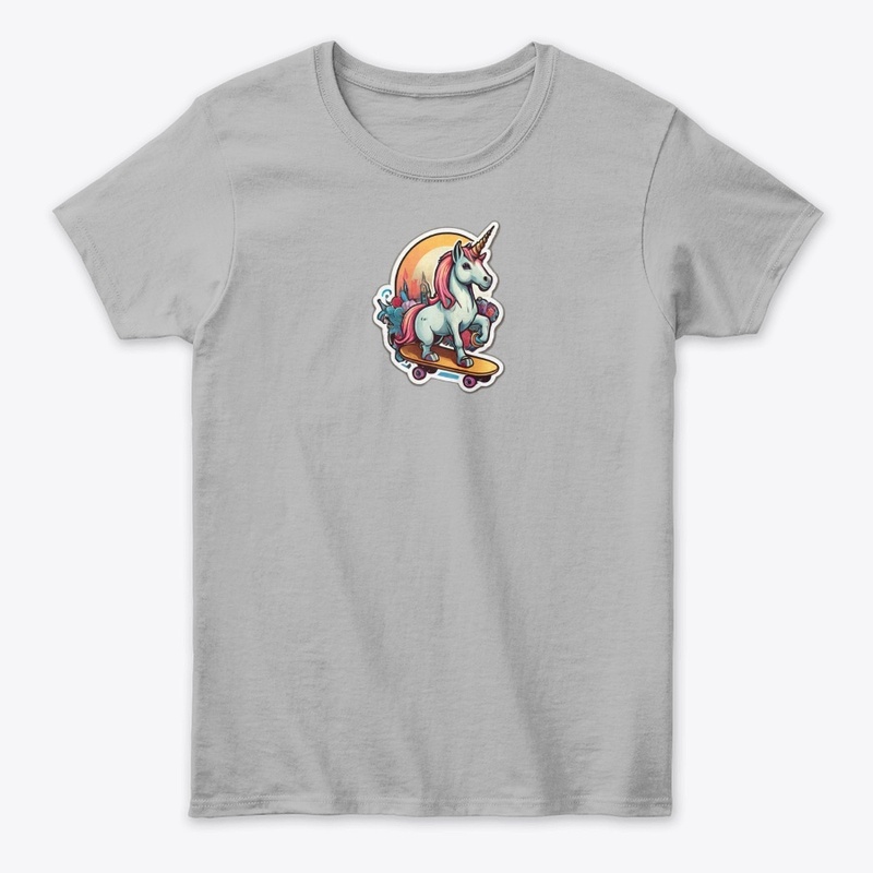 Unicorn Skater street style t-shirt
